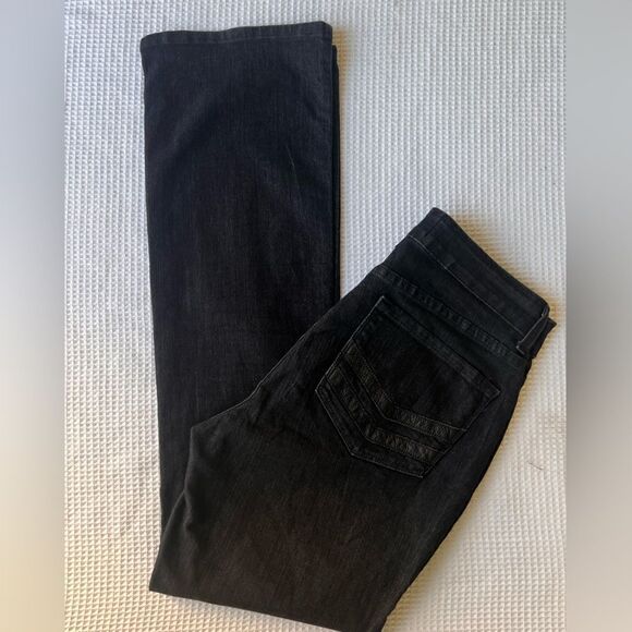 NYDJ Women’s Black Bootcut Lift tuck Technology Jeans sz 8 - Picture 9 of 13